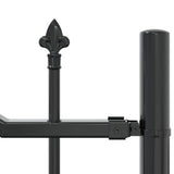 Garden Fence Woerden Grey 240 x 190 cm Powder-coated steel 42003961