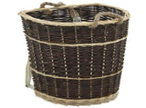286973 Firewood Backpack with Carrying Belts 44,5x37x50 cm Natural Willow
