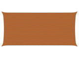 Sun Shade Sail Orange and Brown 8 x 5 m 100% Polyester Oxford 42031054