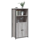Highboard Grey Sonoma 62x36x121,5 cm Engineered Wood 834213