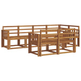 Outdoor Sofa Set 7 pcs Natural Solid Acacia Wood 3366527