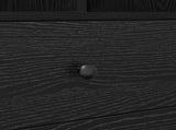 Desk with Drawer with Shelf with Storage 2 pcs Black Oak 3337362