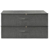 Storage Boxes 2 pcs Fabric 70x40x18 cm Anthracite 332904