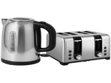 Kettle and Toaster Set, 1.7L 3000W Rapid Boil Jug Kettle with Otter Thermostat, Limescale Filter, 4 T3398P422934