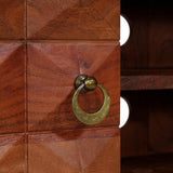 TV Cabinet Honey brown 112 x 30 x 48 cm Solid acacia wood 4104019