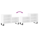 Shoe Cabinet White 102x36x60 cm Engineered Wood 831396
