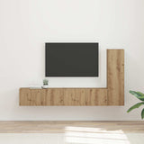 TV Cabinet Set 3 pcs Artisan Oak Engineered Wood 3408996