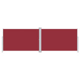 Retractable Side Awning Red 220x600 cm 318017