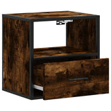 Wall-mounted Bedside Cabinets 2 pcs Smoked Oak 40x31x39.5 cm 848739