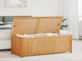 Storage Box Solid Oak Wood 42000875