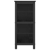 Bookshelf Black Oak 102 x 32 x 72.5 cm Engineered Wood 884012