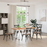 Dining Table Legs White 2 pcs 50x cm Steel 4013301