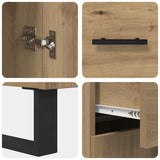 Highboard 2 pcs Artisan Oak 69.5 x 34 x 180 cm 3415884