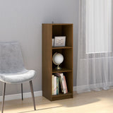 Book Cabinet/Room Divider Honey Brown Solid Pinewood 809939