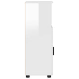 Bathroom Cabinet High Gloss White 30 x 35 x 95 cm 883318