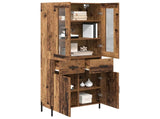 Highboard Old Wood 69.5 x 34 x 180 cm Engineered Wood 3415652