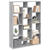 Book Cabinet Grey Sonoma 102x29x143 cm Engineered Wood 3310303