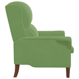 Armchair Light green 76 x 94 x 102 cm Velvet 42009860