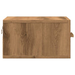 ZNTS Wall-mounted Bedside Cabinets 2 pcs Artisan Oak 35x35x20 cm 857066