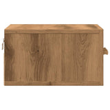 ZNTS Wall-mounted Bedside Cabinets 2 pcs Artisan Oak 35x35x20 cm 857066