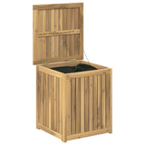 Garden Storage Box Solid Acacia Wood 48.5 x 49 x 53.5 cm 901825