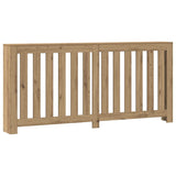 Radiator Cover Artisian Oak 175x20x82 cm Engineered Wood 852761