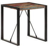 Dining Table 70x70x75 cm Solid Reclaimed Wood 321597