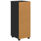 Bathroom Cabinet Black 30 x 35 x 80 cm Engineered wood & Metal 883325