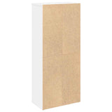 Bathroom Cabinet with Roll Holder White 39x22x90 cm 858524