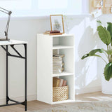 Book Cabinet White 34x31x80 cm Engineered Wood 860274