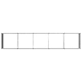 Raised Garden Bed Silver 400 x 80 x 55 cm galvanized 8006434
