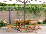 Garden Chair Set of 4 Beige 3214619