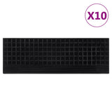 Stair Treads 10 pcs 25x75 cm Rubber 155639