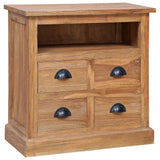 Side Cabinet 60x30x60 cm Solid Teak 285311