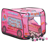 Children Play Tent with 250 Balls Pink 70x112x70 cm 3107753