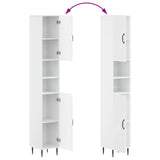 2 Piece Bathroom Cabinet Set HAARLEM High Gloss White 3417535
