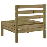 Garden Sofa Natural wood Treated pine wood 837997