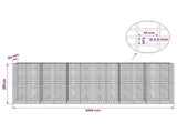 Gabion with 3.5 mm Wire and 5x10 cm Mesh 600x20x200 cm 3462678