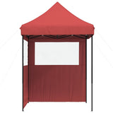 Party Tent Folding Burgundy 200 x 200 x 306 cm Oxford Fabric 42023525