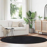 Shaggy Rug High Pile NAVARRA Black 200x200 cm Polyester 4102918