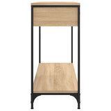 Console Table Sonoma Oak 100x34.5x75 cm Engineered Wood 834171