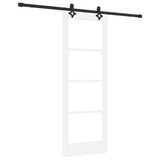 Sliding Door ORKDAL White and Black 73.5 x 198.5 cm 3332184