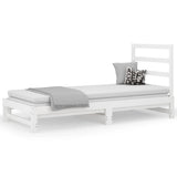 Pull-out Day Bed without Mattress White 2x cm 3108303