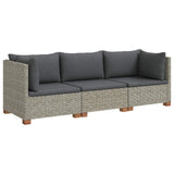 3 pcs Rattan Lounge Set with Cushions GENDT Natural Rattan 3429859
