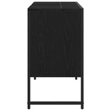 Bathroom Sink Cabinet Black Oak 80 x 30 x 60 cm Engineered Wood 863121