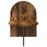 Bedside Table 2 pcs Smoked Oak 48 x 49 x 65 cm Engineered Wood 8001124