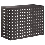 Air Conditioner Cover Black 110 x 50 x 80 cm Steel 8014136