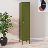 Locker Cabinet Olive Green Steel 180 cm x 46 cm x 35 cm 336252