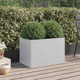 Planter Silver 62x40x39 cm Galvanised Steel 841600