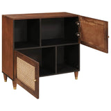 Sideboard Brown 80 x 33.5 x 75 cm Solid Mango Wood 4018907
